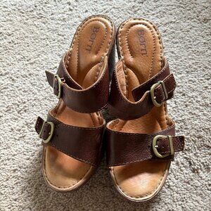 Born High Heeled Sandals Size 7